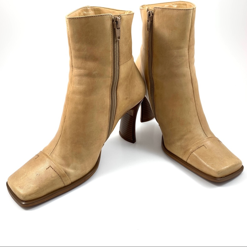 ❌SOLD❌90’s ALDO Brazilian leather square toe boots - Picture 4 of 12